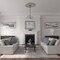 Ekena Millwork Sellek Ceiling Medallion (Fits Canopies up to 9"), Hand-Painted Pot of Cream, 42 1/8"OD x 1 7/8"P CM42SKPCF - alternate 2